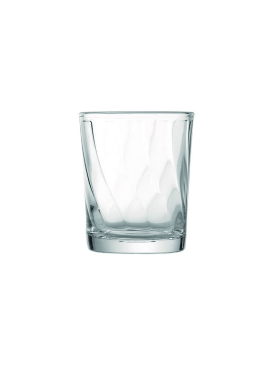 Uniglass Κύκνος Set Gläser für Weiß- und Rotwein aus Glas Mit Stiel 155ml 6Stück