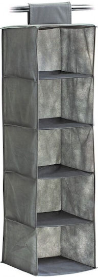 Zeller Stoff Aufbewahrungshülle für Schuhe in Gray Farbe 28x28x95cm 1Stück