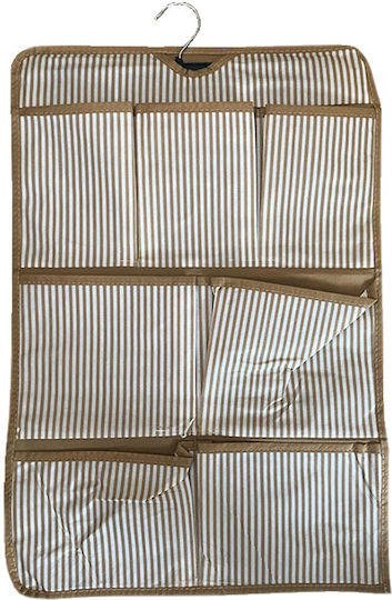 Κρεμαστή Θήκη 7 Θέσεων (38x59) TNS White & Brown