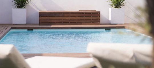 Astral Pool Placă Piscină Interior Sticlă Mat 33.4x33.4cm White