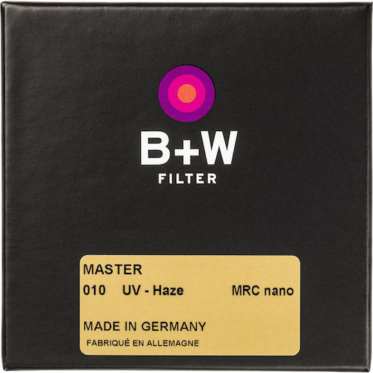 B+W Master UV Filter Diameter 46mm with MRC Nano Coating Easy Clean for Photography Lenses