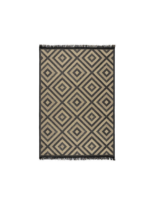 Beauty Home 9755 Rug Rectangular Timp de vară Wicker cu franjuri Bej