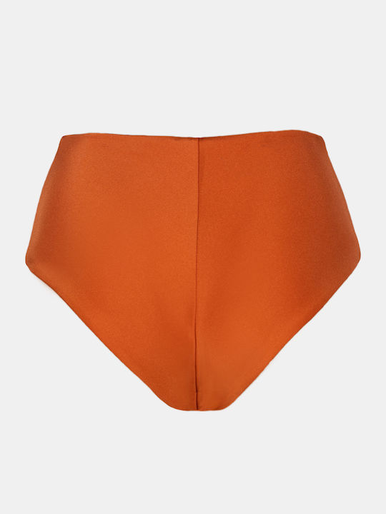 Bikini Brazil Ψηλόμεσο Terracotta