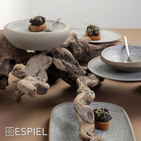 Espiel Corsica Serving Platter Oval Gray 33.5x23cm
