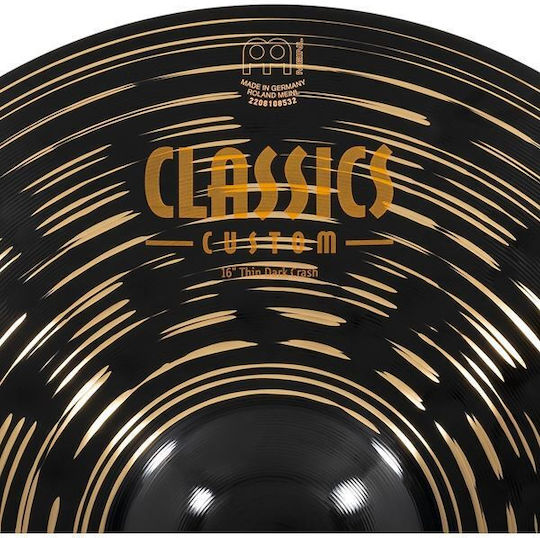 Meinl Πιατίνια 16" Classics Custom Dark T.cr