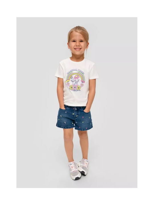 S.Oliver Kinder Shorts/Bermudas Denim Blumen