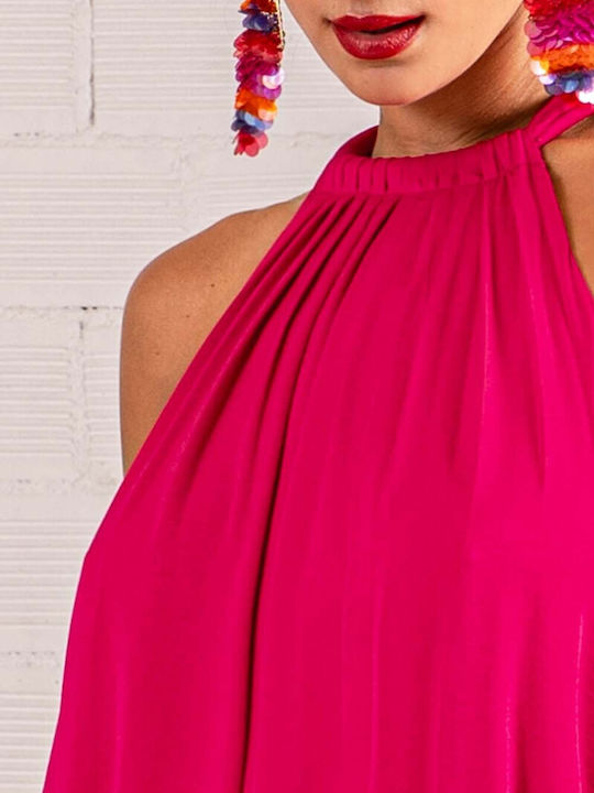 Moutaki Rochie Fucsia