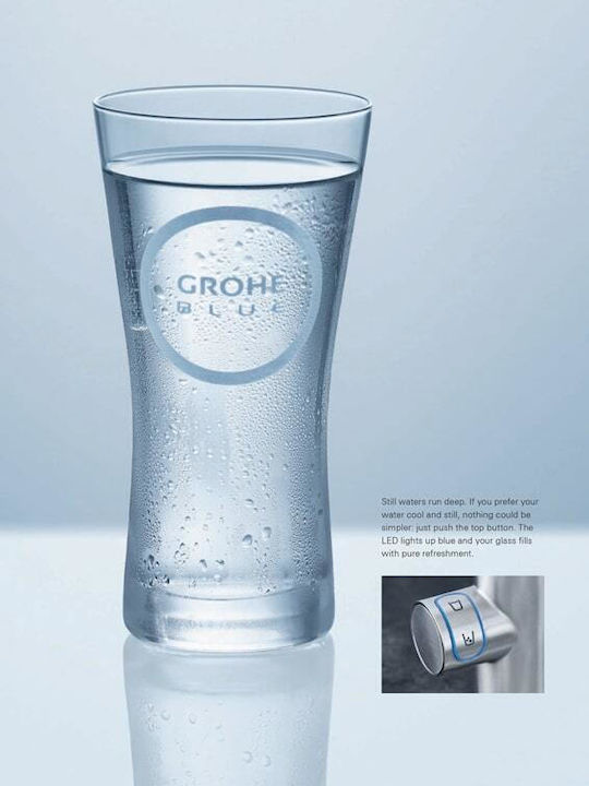 Grohe Mixing Bathtub Shower Faucet Complete Set Blue