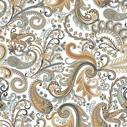 Keros Floor / Wall Tile Interior Matte 25x25cm Paisley Mysore