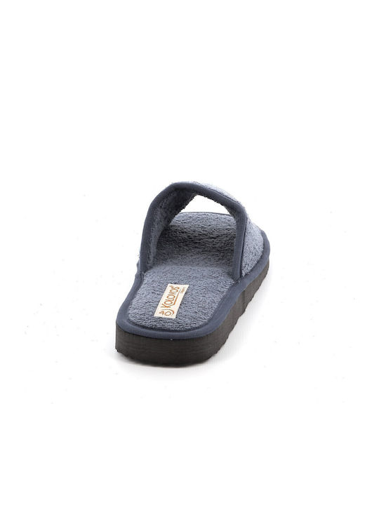 Men's Terry Slippers Light Grey