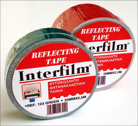 Interfilm Cloth Red Αυτοκόλλητη Υφασμάτινη Ταινία 50mm Interfilm Cloth Red Αυτοκόλλητη Υφασμάτινη Ταινία 50mm
