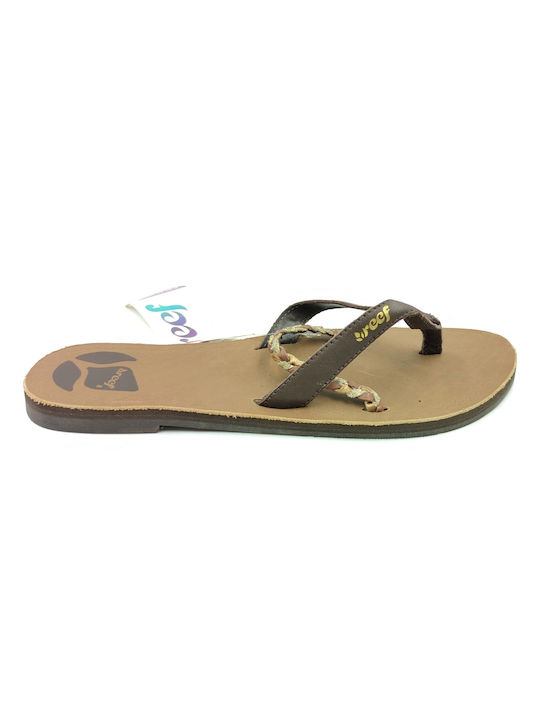 Reef Ivee 2 Frauen Flip Flops in Braun Farbe