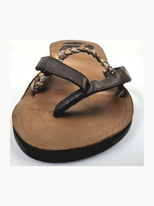 Ivee 2 Women's Flip Flops Brown