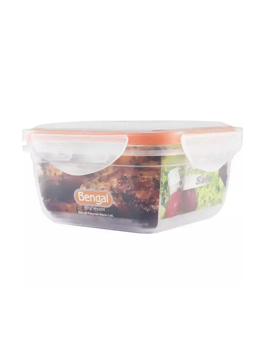 Venus Lunch Box Plastic Μπλε Suitable for for Lid for Microwave Oven 500ml 1pcs