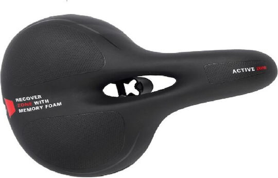 MalTec Schwarz Fahrradsattel Trekking / BMX