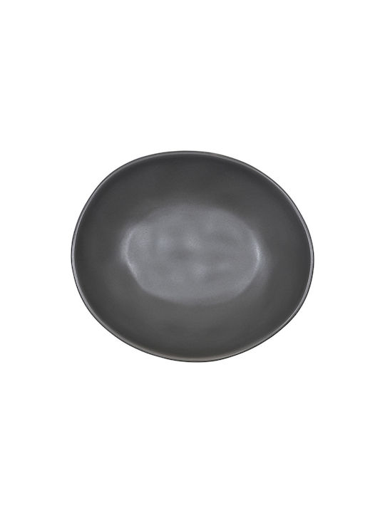 Estia Plate Soup Ceramic Gray with Diameter 22cm 6pcs