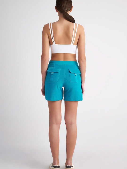 Γυναικείο Αθλητικό Crop Top με Τιράντες Λευκό