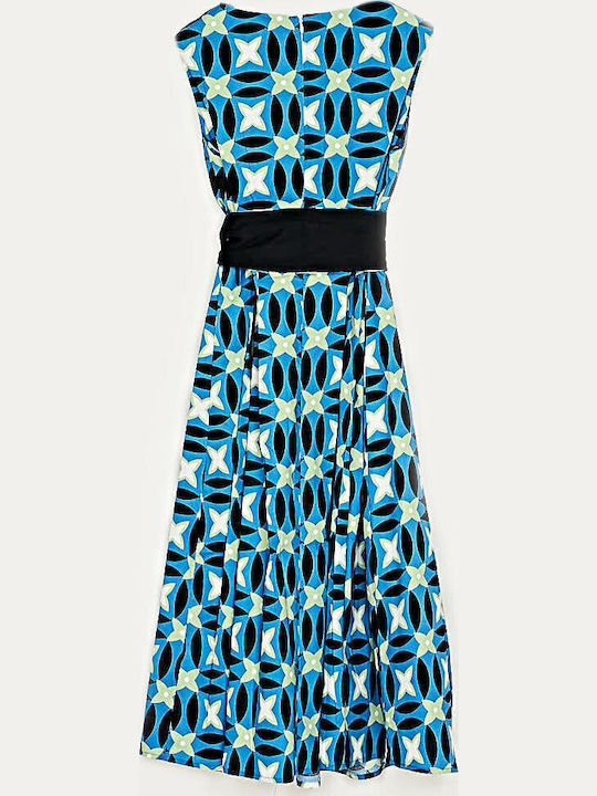 Summer Midi Dress Blue