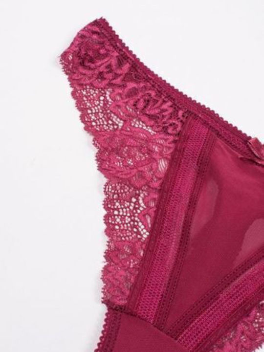 Women's String MultiPack with Lace Black/Pink/Navy
