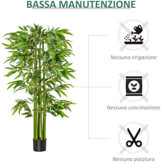 Arbore Artificial de Exterior Black 160cm HomCom