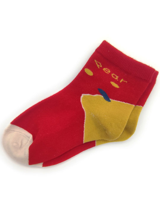 Gift-Me Kinderstrümpfe Knöchelsocken Red