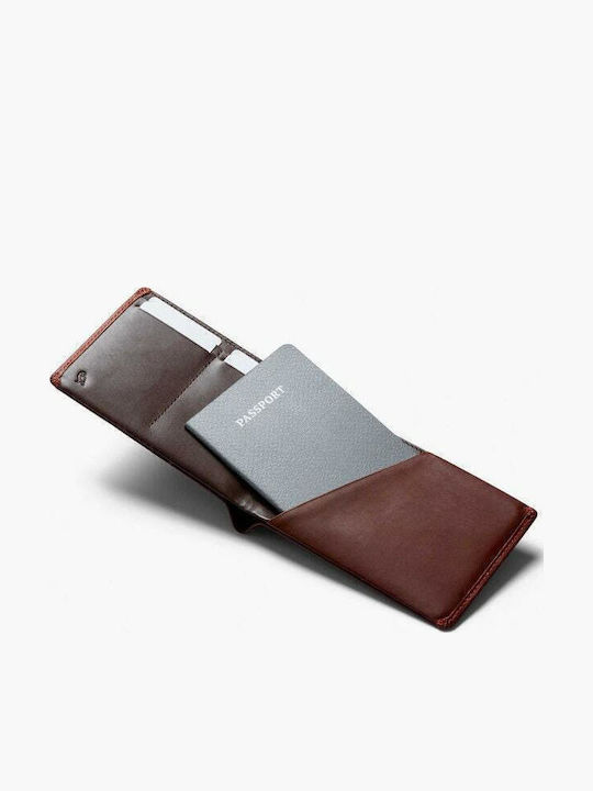 RFID Travel Leather Men's Wallet Cocoa