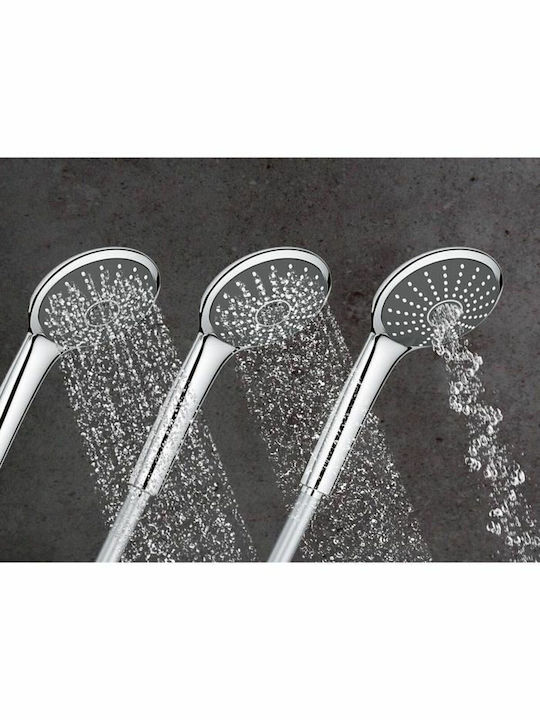 Grohe Duschsäule mit Wannenbatterie Silber