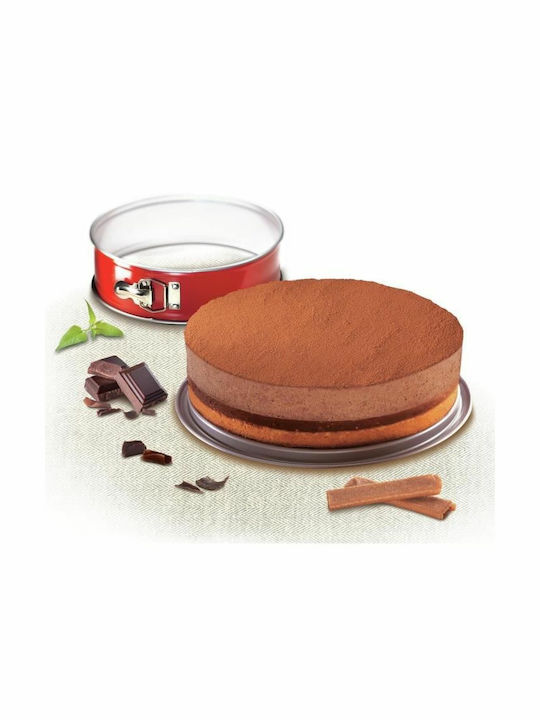 Tefal Backform Torte Aluminium mit abnehmbarem Boden 25x25cm 1Stück