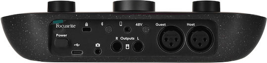 Focusrite Vocaster Two Studio Εξωτερική Επαγγελματική Κάρτα Ήχου με Σύνδεση USB