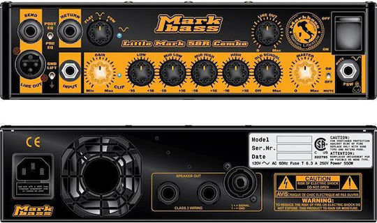 Markbass MB58R Mini CMD 151 Pure Combo Ενισχυτής Ηλεκτρικού Μπάσου 1 x 15" 500W Μαύρος