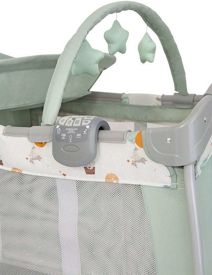 Graco Contour Electra Up & Away Playpen 2 Levels with Changing Table Up & Away 106x72.5cm