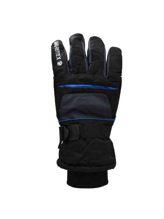 Brims and Trims Pentru bărbați Mănuși de schi și snowboard Negre