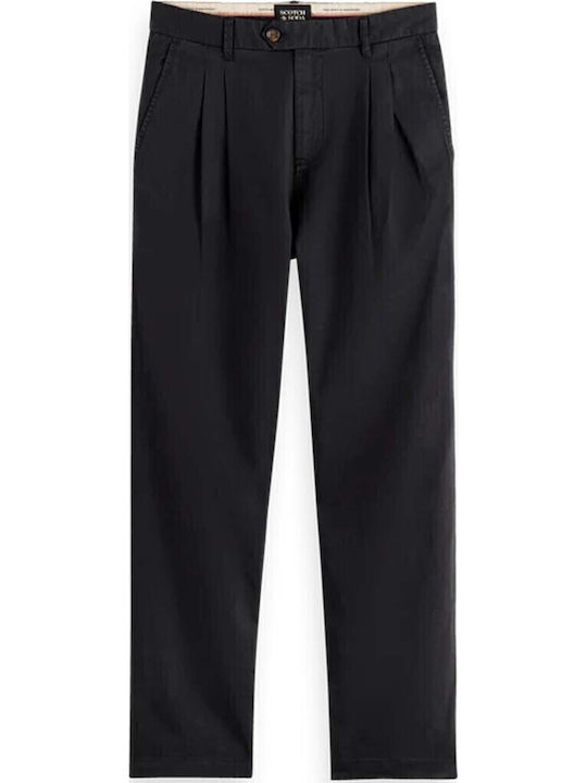 Scotch & Soda Trousers Chino Black