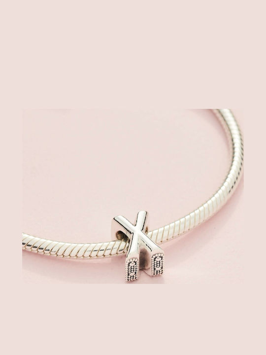Pandora Moments ID X Монограм от Сребърен
