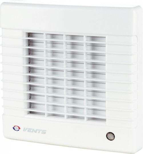 Vents 100 Επιτοίχιος Εξαεριστήρας 100mm Λευκός