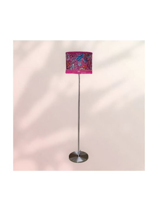 Oxygen Stehlampe mit Fassung für Lampe E27 Rosa