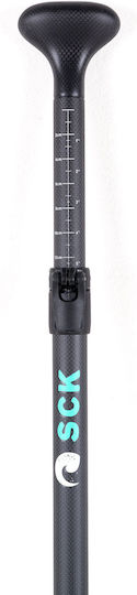 Κουπί Sup Ρυθμιζόμενο 160-215cm Full Carbon Bamboo Λεπίδα – Silica Sck