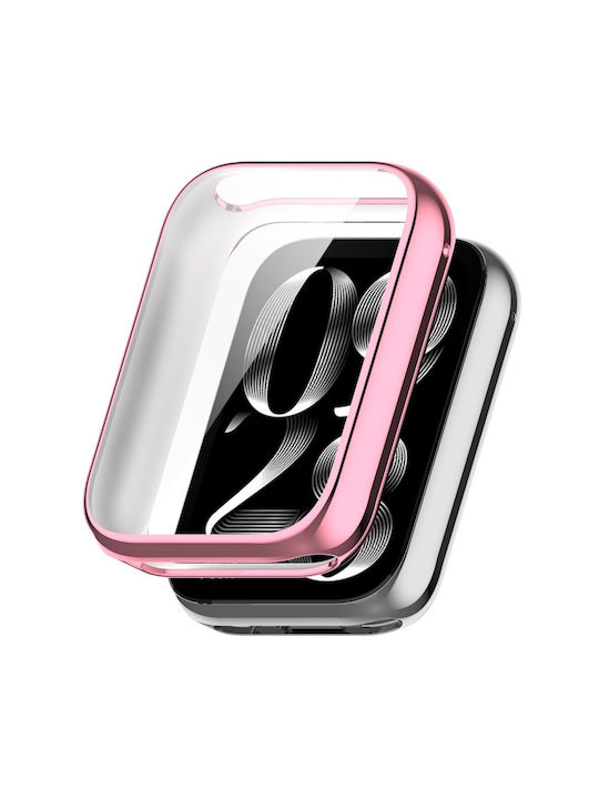 Θήκη Σιλικόνης σε Ροζ χρώμα για το Xiaomi Redmi Watch 3 Lite / Watch 3 Active