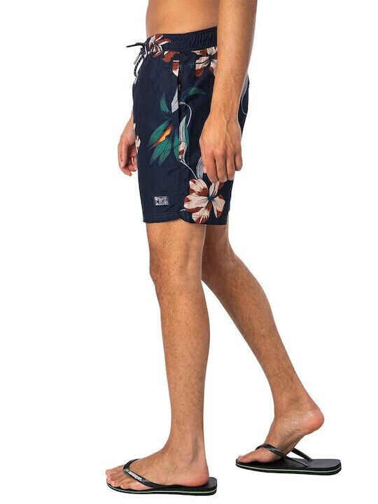 Superdry Men's Swim Shorts M3010212a-8ul Dark Navy Hawaiian