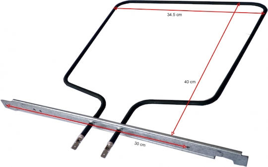 481925928791 Bottom Replacement Oven Heating Element Compatible with Whirlpool Bauknecht Philips