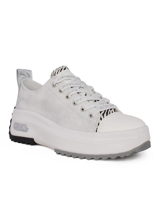 Replay Damen Sneakers White / Silver