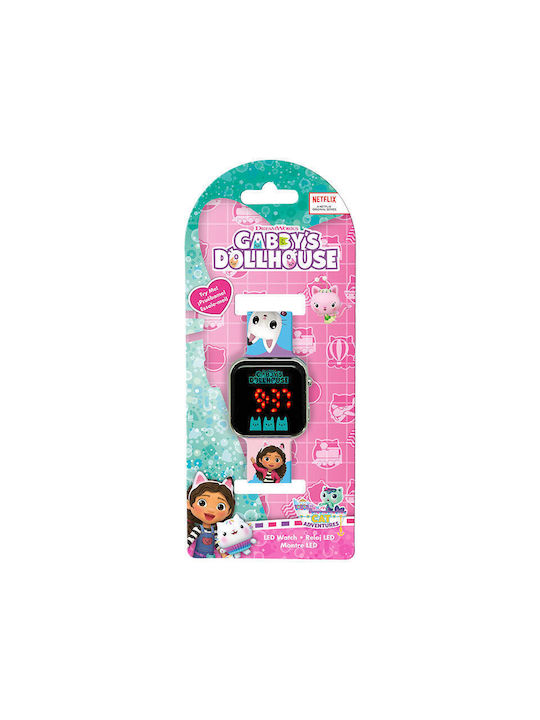 Kids Licensing Kids Digital Watch with Rubber/Plastic Strap Multicolour GD00019