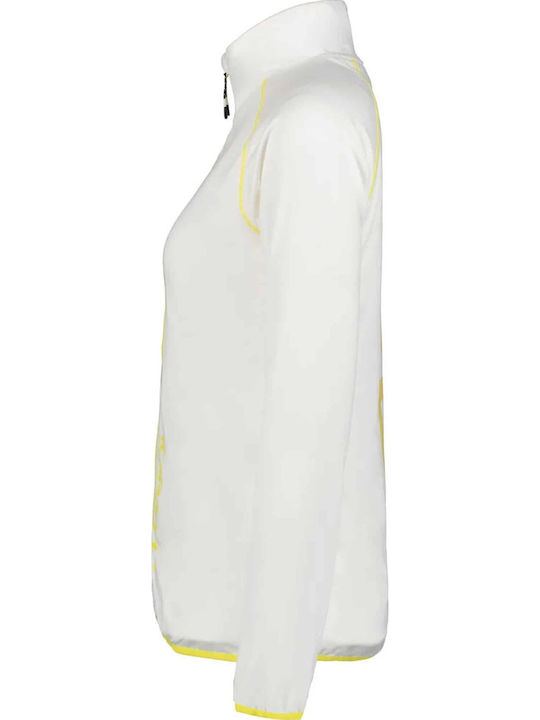 Κοντό Γυναικείο Μπουφάν για Χειμώνα Optic White