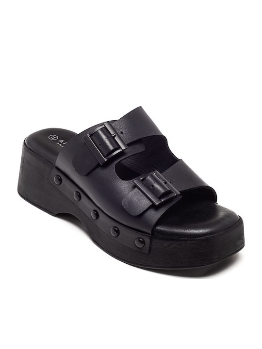 Γυναικεία Σανδάλια Flatforms Μαύρα