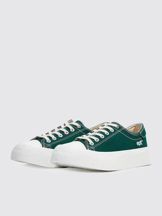 Herren Flatforms Sneakers Grün