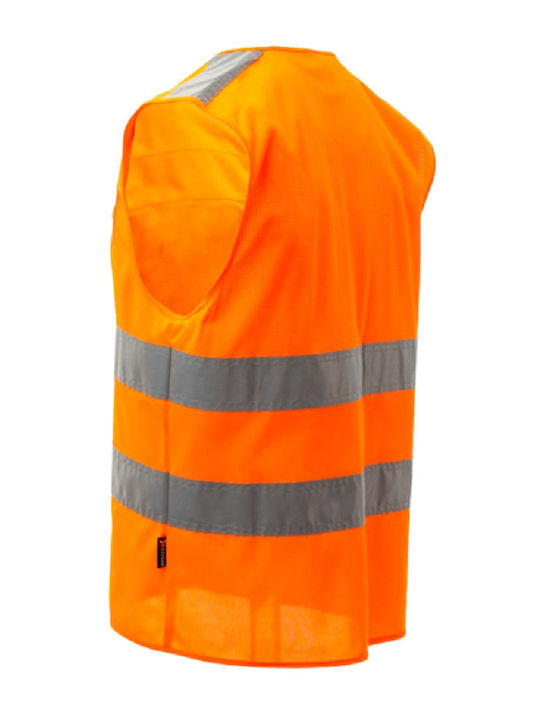 Payper Ace Mesh Men's Safety Vest with Reflective Film Orange