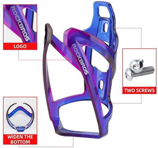 Rockbros Bicycle Bottle Cage Blue-Purple