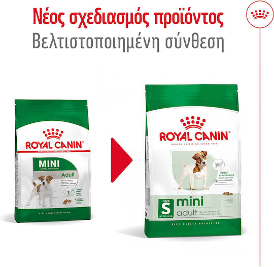 Royal Canin Mini Adult 8кг Суха Храна без Глутен за Възрастни Кучета от Малки Породи с Птици