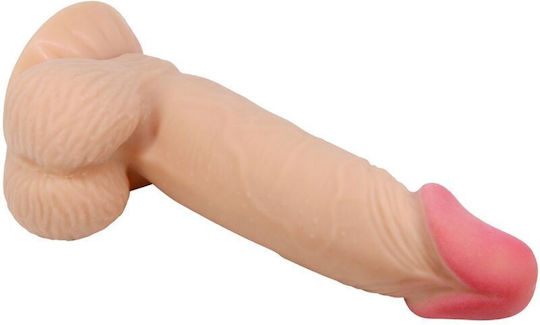 Pretty Love Sliding Skin Series Realistic Dildo Sliding Skin Suction Cup 19.4 Cm