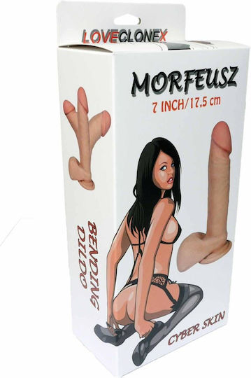 Dildo Spine Bendable Suction Cup Testicles 20cm